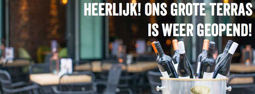 BrasaPurmerend's tweet photo. Het terrasseizoen is geopend! Tot snel! http://t.co/8cQsfk3Lwv