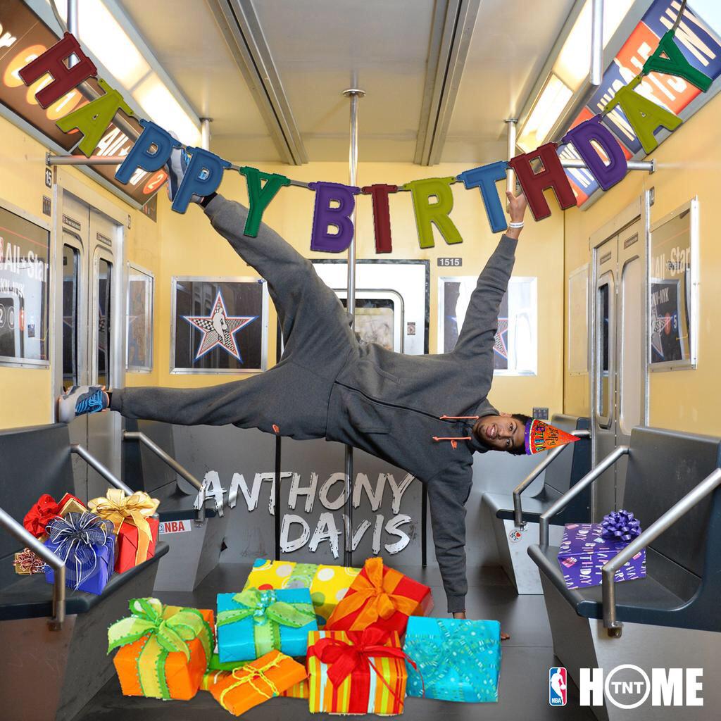 Happy Birthday to future MVP Anthony Davis! 