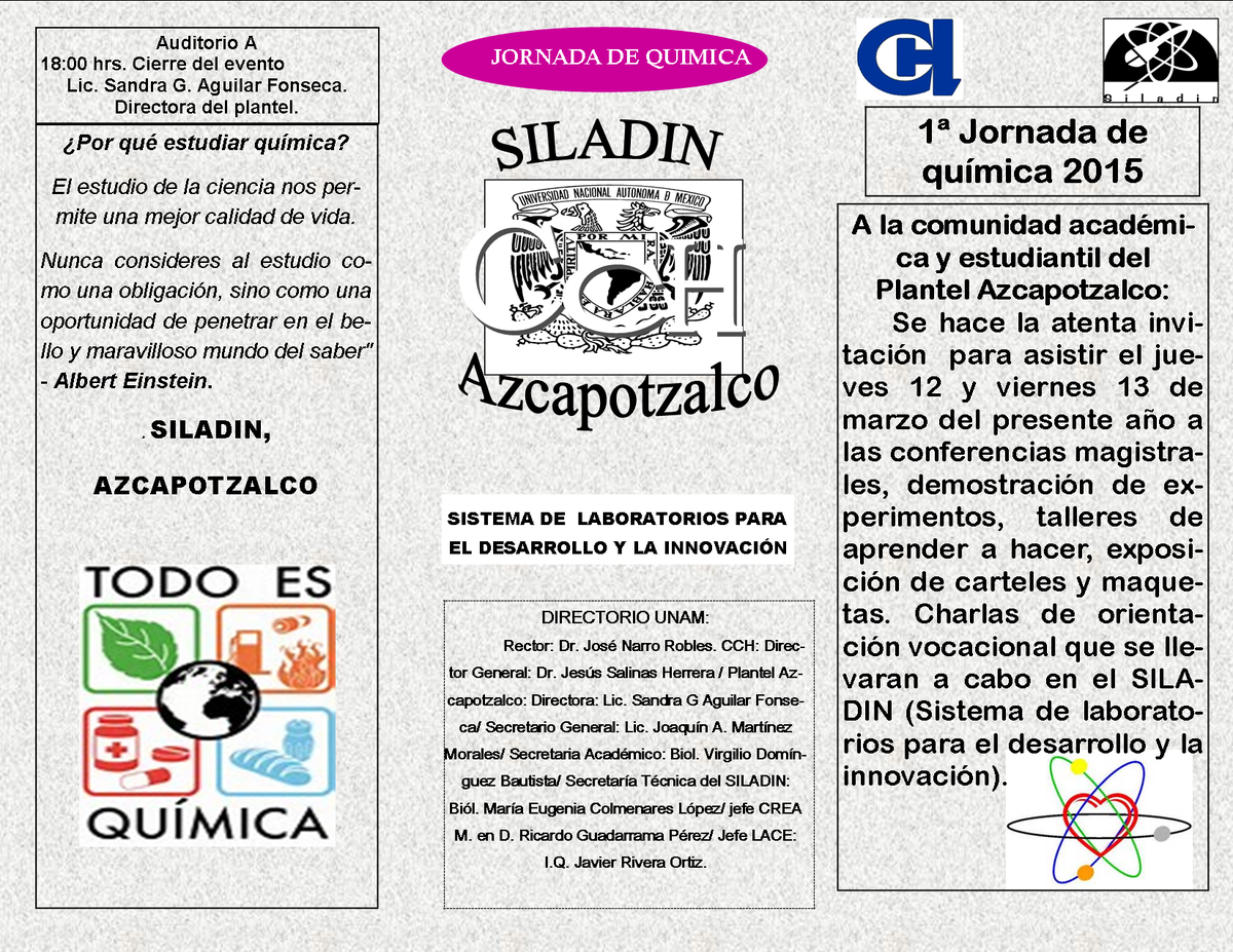 SiladinAzcapo's tweet photo. 1as. JORNADAS DE QUÍMICA: TE DIVERTIRÁS CON LO QUE HEMOS ORGANIZADO PARA TÍ! 12 Y 13 DE MARZO 2015. 11 a 17 HRS. http://t.co/CptKcqWHr1