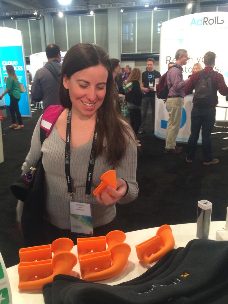 SwagManagement's tweet photo. YES!  RT @TrustpilotUS: "The swag works! Gets people over to your booth." Thanks @VailResorts!... #AdobeSummit http://t.co/9eAIlRehjX