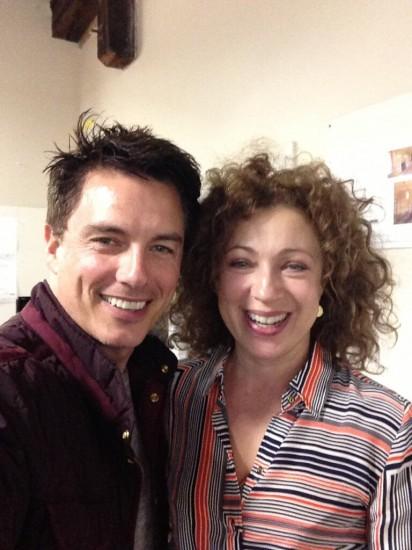 A big happy birthday to john barrowman and alex kingston ! 
