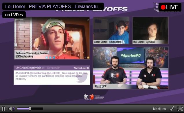 LVPes's tweet image. Poco se habla del look de @Chochoskyy eh.
#APorLosPO en: lvp.es/live/lolhonor