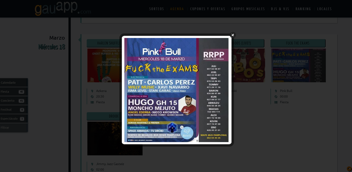 gauapp's tweet photo. Fuck the Exams! Sorteamos 2 entradas para la fiesta de @botanicdisco con @djpatthofrecord @carlosperezdj !RT y FOLLOW http://t.co/SpfcPfjDTs
