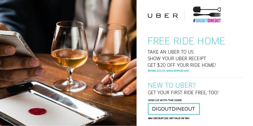cambridgetable's tweet photo. So happy to be partnering with @Uber_BOS and @DigOutDineOut to offer #free rides to our diners! #DigOutDineOut http://t.co/bS7O9xFOfP