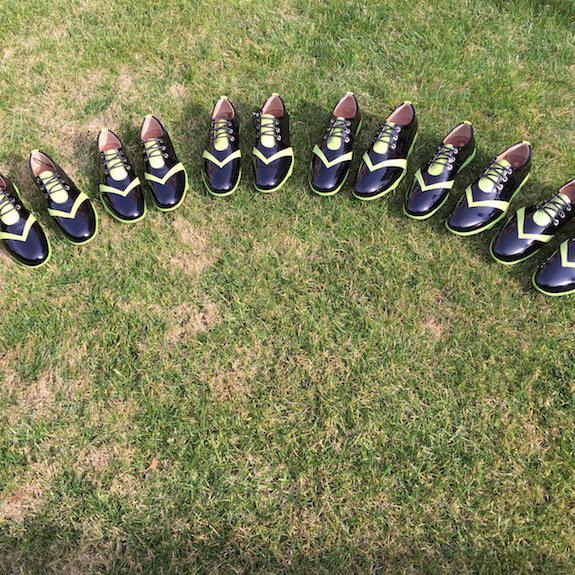 EnjoyGolfAcadem's tweet photo. Ya vienen de camino los zapatos para nuestro #enjoyteam deseando verlos! Gracias @myos4golf por este diseño especial. http://t.co/KOK4ZVI4ZH