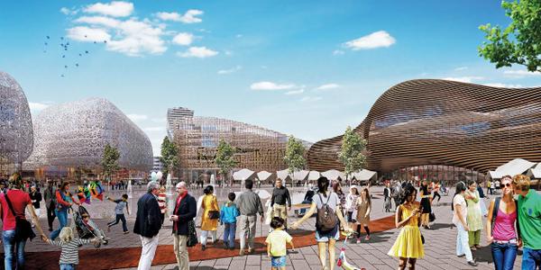 HitsWestMidsX's tweet image. This is what the planned redevelopment near #Bullring in #Bham might look like. The Council plans to spend £500 mil