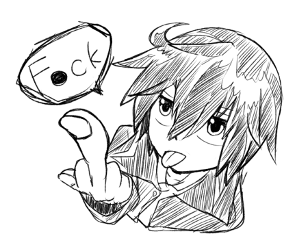 口の悪い女の子 