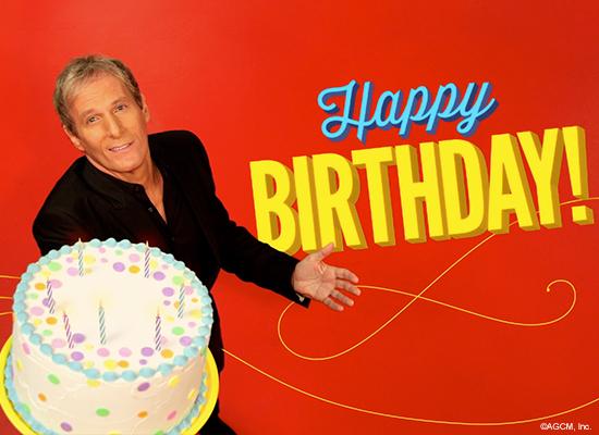 Wish someone an epic birthday this year with our Michael Bolton personalized video card -  
