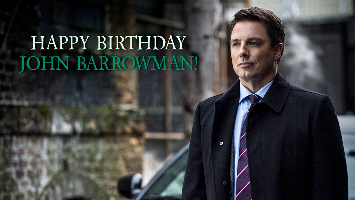 Hoje é o aniversário de John Barrowman, o Malcolm Merlyn de Happy Birthday from Brazil 