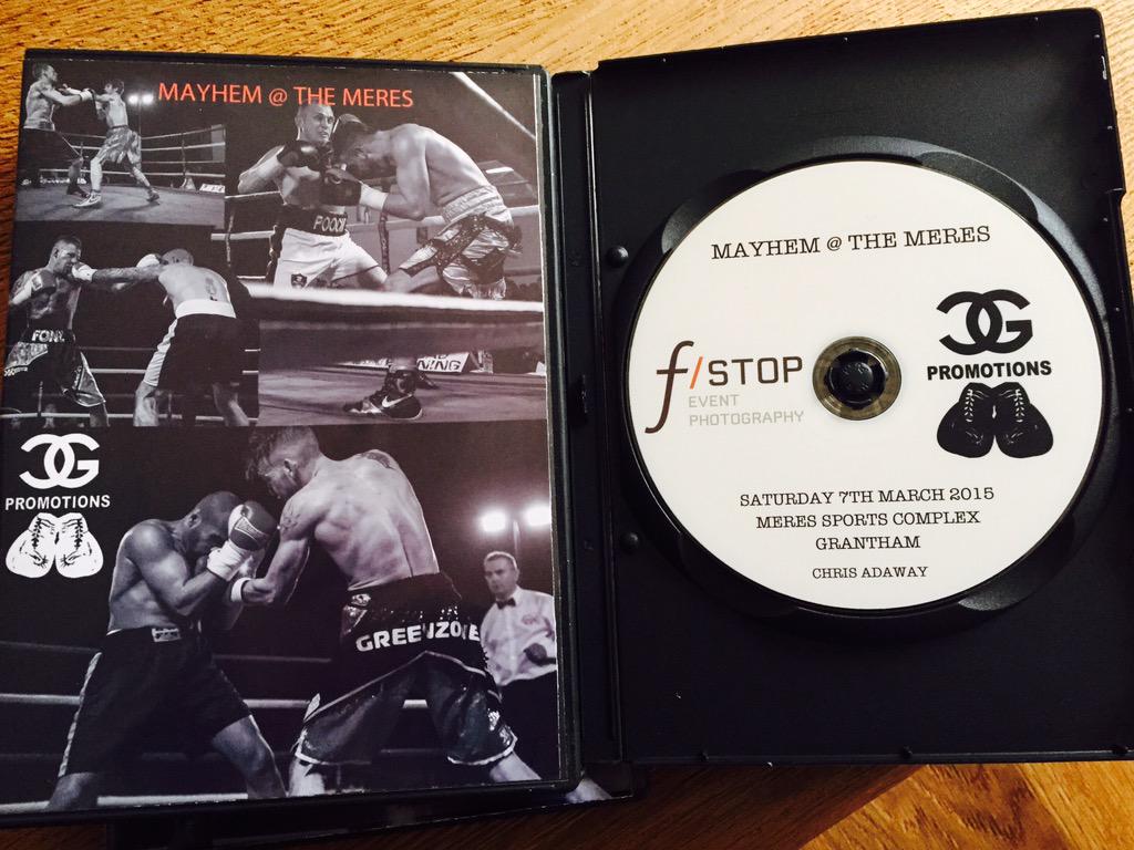 FStopEventPhoto's tweet image. DVDs from the @CarlGreavesPro show posted today.
