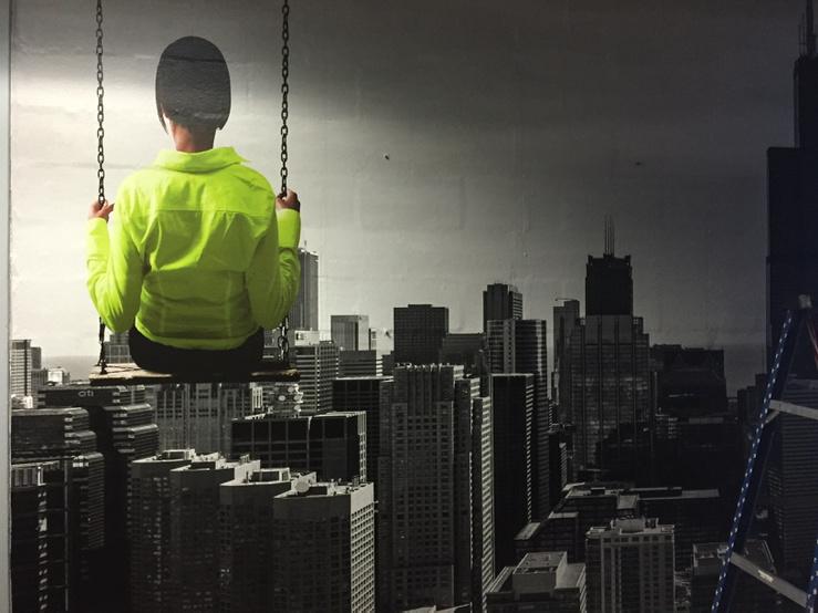 PHSComputerGuy's tweet image. The new back wall of our iOS programming room.