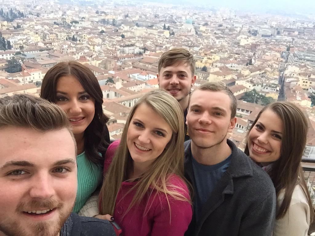 srustudents's tweet photo. Climbed to the top of the Dome today for an incredible view of Florence #ChasingItaly http://t.co/njyIQIYN3V