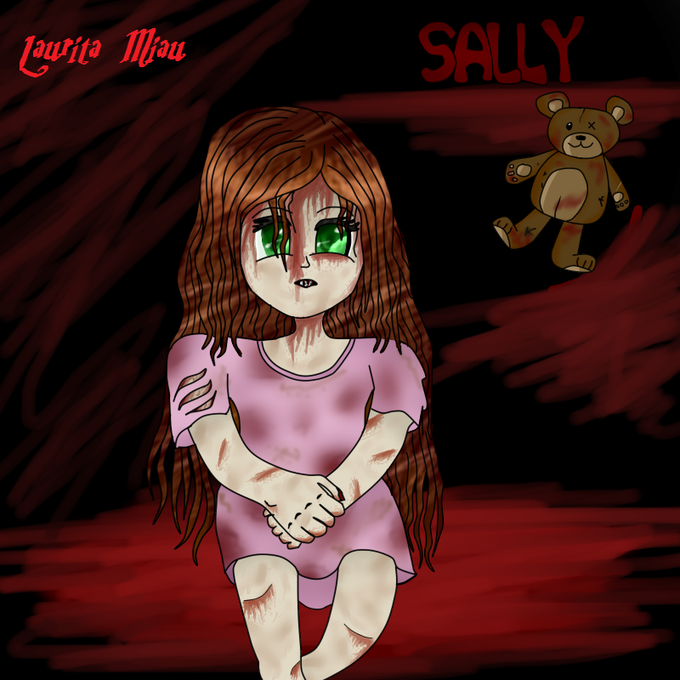 蓮沼 瑠々🔪Ruru Hasunuma on X: play with me!🧸 #creepypasta #sallywilliams   / X