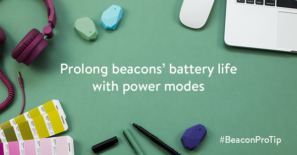 Estimote's tweet photo. #BeaconProTip: #iBeacon devices can last even 50% longer with power modes enabled http://t.co/cc5k6EzfmR http://t.co/h24XL6xXLe