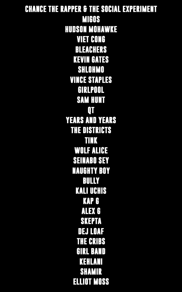 CameronAtSX's tweet image. Recap: @TheFader Fort's lineup so far. Follow fadersnaps on Snapchat for more announcements! #sxsw