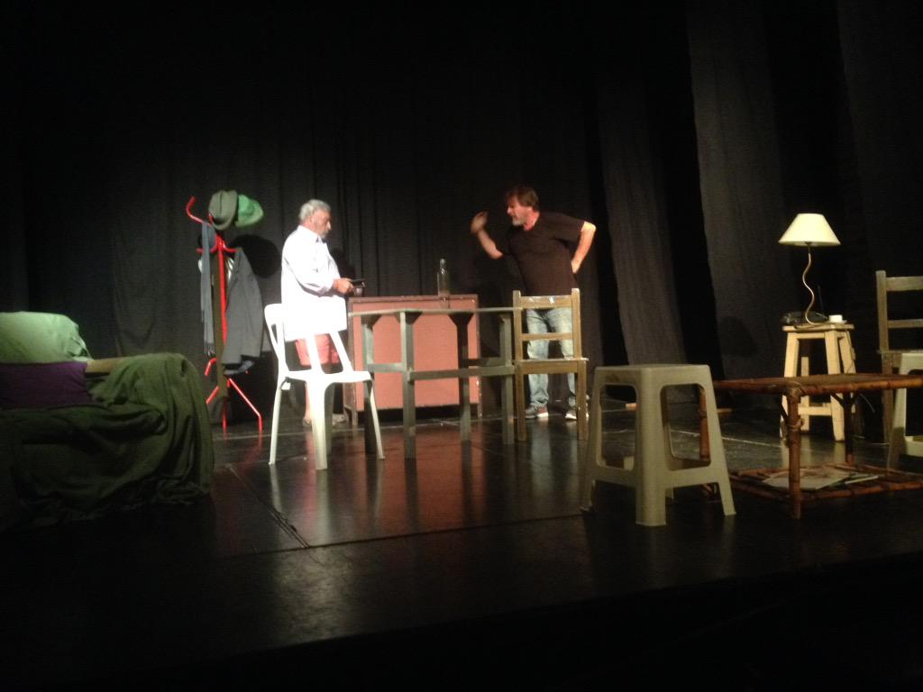 Ensayando #Aeroplanos con <a href="/mario_pasik/">Mario Pasik</a>. Faltan 9 días para el estreno en el teatro Coliseo Podesta de La Plata