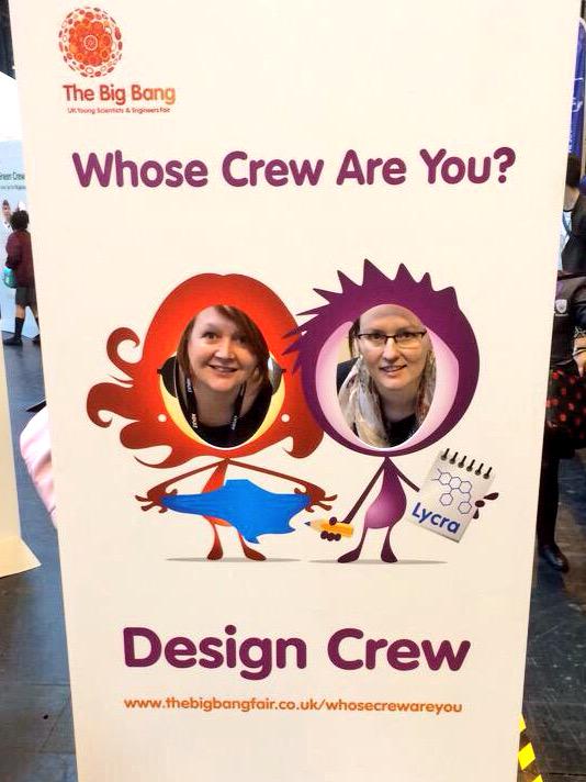 LizSaddler's tweet image. Year 9 students enjoyed the @BigBangFair today and so did @hayward_lesley and I. #STEM #DESIGNCREW #BigBangFair
