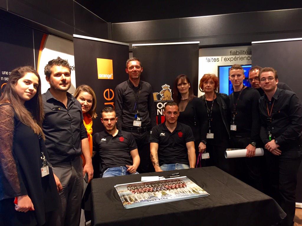CaroLineMnrt's tweet photo. Équipe et supporters remercient @BautheacEric et @AlexyBosetti !#orangecap3000 @pillou06 @stephpaillard @pfigueres http://t.co/zZJkREM1cS