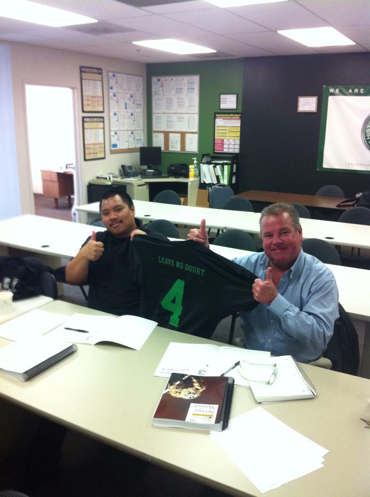 LittleManEGraff's tweet photo. Welcome to Terminix Nation Andy and Justin! http://t.co/UFEYBmnYj2