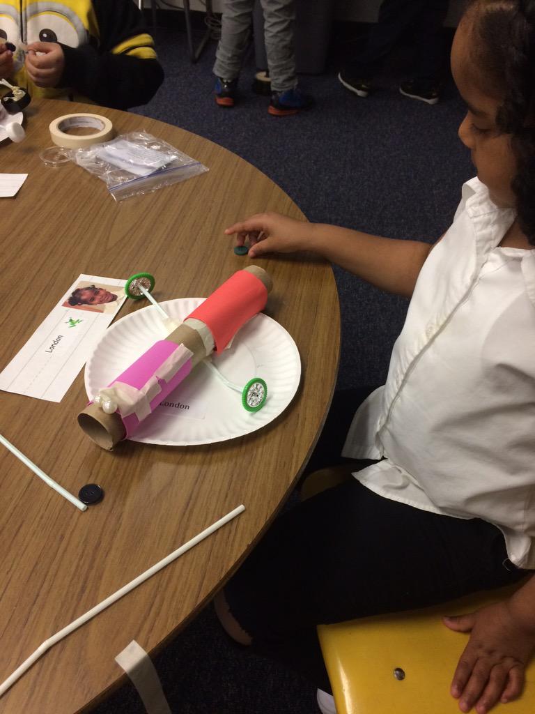 teacherfirst73's tweet photo. Check out our Kindergarten engineers! #vehiclechallenge #stem http://t.co/0hLrs8meLE