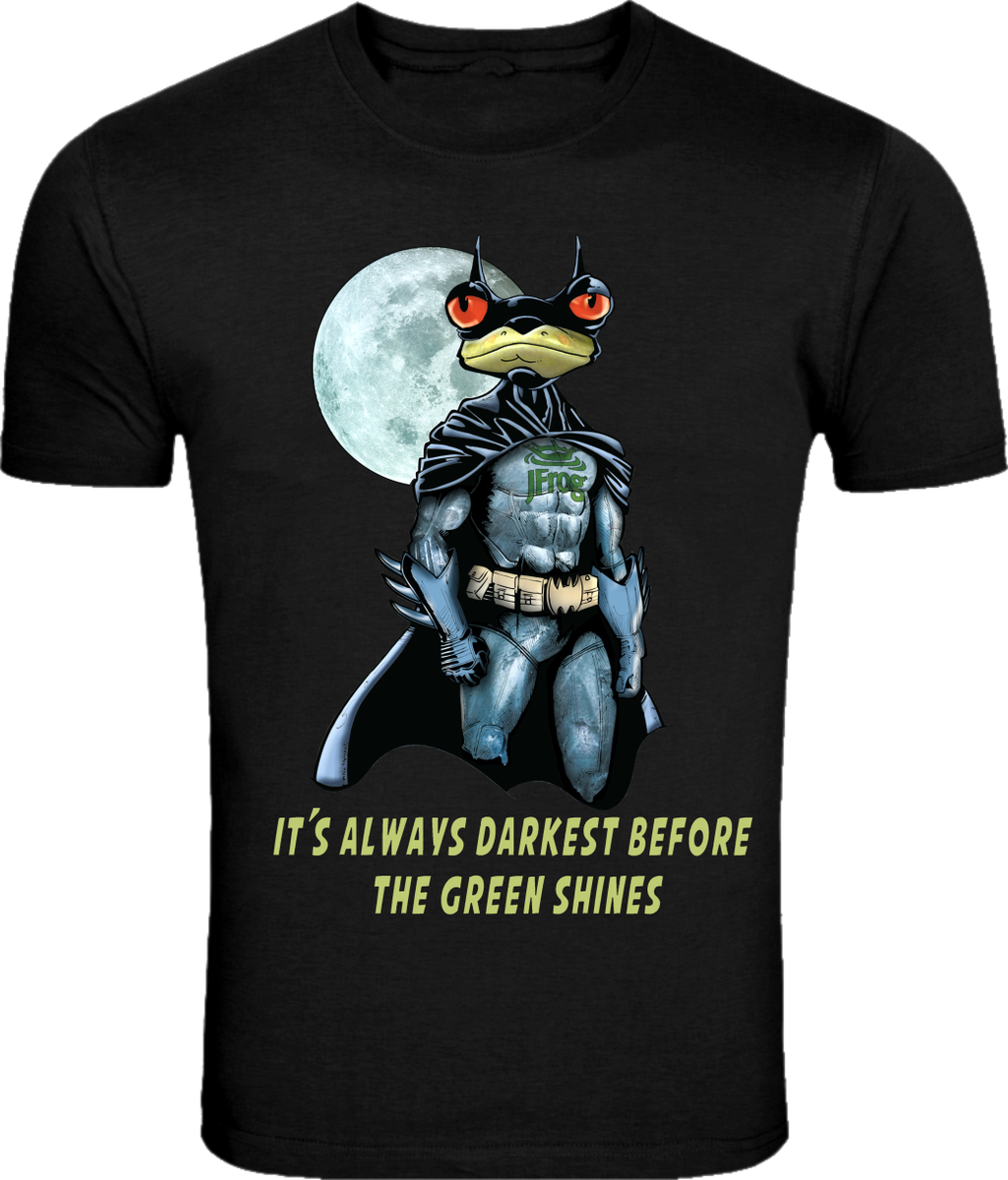 jfrog's tweet photo. Excited for our first day at @devnexus! Swing by our @jfrog booth to say hi and grab your bat frog t shirt! http://t.co/vAiRwvboAY