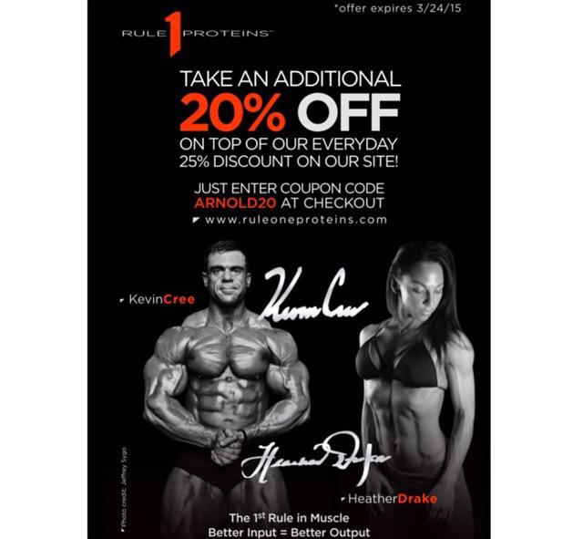 Missed the #ASF2015 this weekend &amp; want to take advantage of 20% off?!?!

Use promo code "ARNOLD20" at checkout💥💥