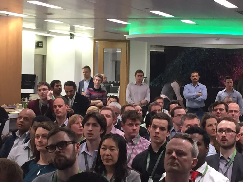 bob_buzzard's tweet image. A rapt audience for #lightningDevWeek in London