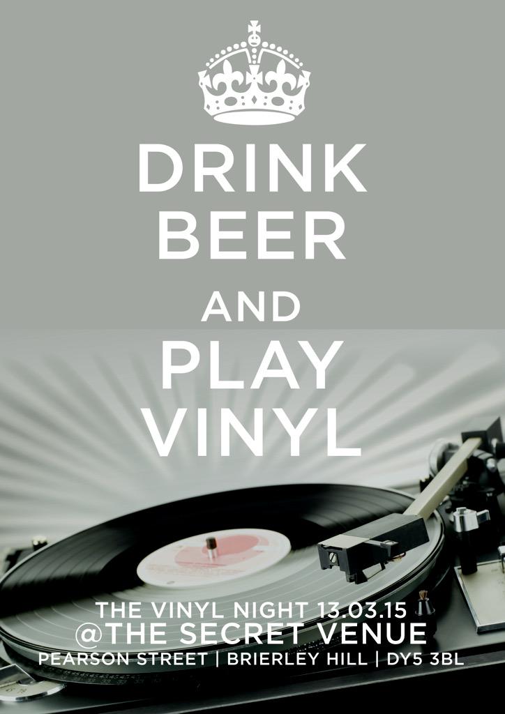 Are YOU coming to the <a href="/TheVinylNight/">The Vinyl Night</a> on Friday? If not you better have a good excuse!