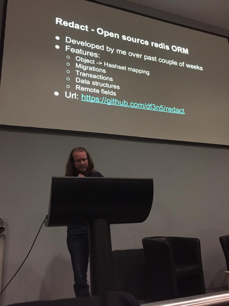 PythonIreland's tweet image. Jonathan&apos;s OS&apos;d #Redis ORM. #PyIE