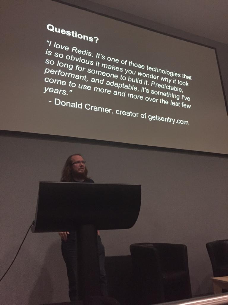 PythonIreland's tweet image. Wrapping up #redis talk. #PyIE