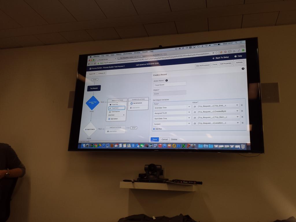 jr0cket's tweet image. processes are easy to create and to understand with process builder #lightningdevweek