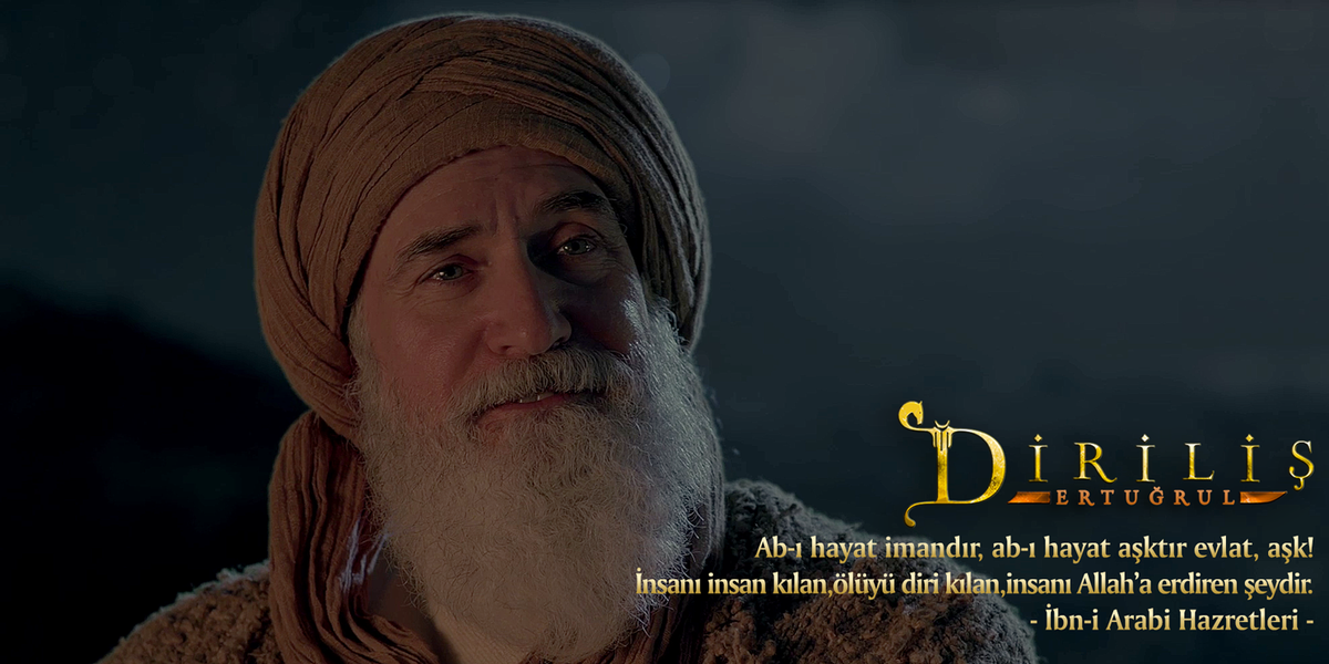 DirilisDizisi's tweet photo. Ab-ı hayat imandır,aşktır evlat, aşk! İnsanı insan kılan,ölüyü diri kılan,insanı Allah’a erdiren şeydir. #İbniArabi http://t.co/Ty7KY8CrFK