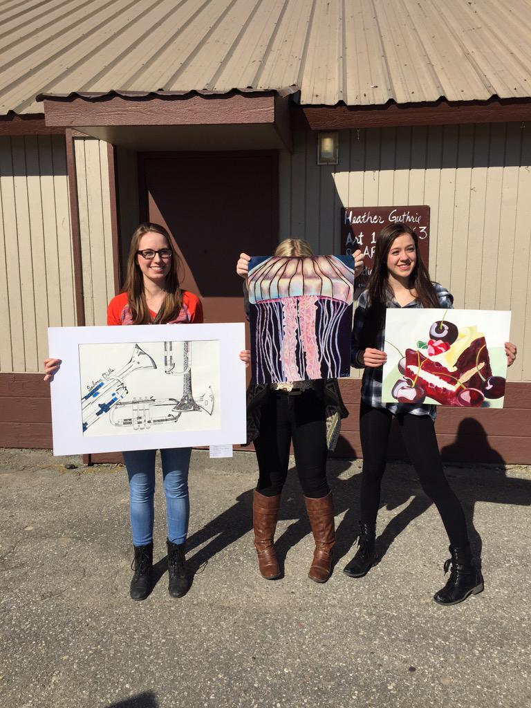 Art Show on Friday in the POAC office building, stop by and see amazing pieces done by students!