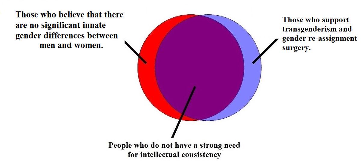 Venn Diagram Are There Innate Gender Differences If Not Why Is There 