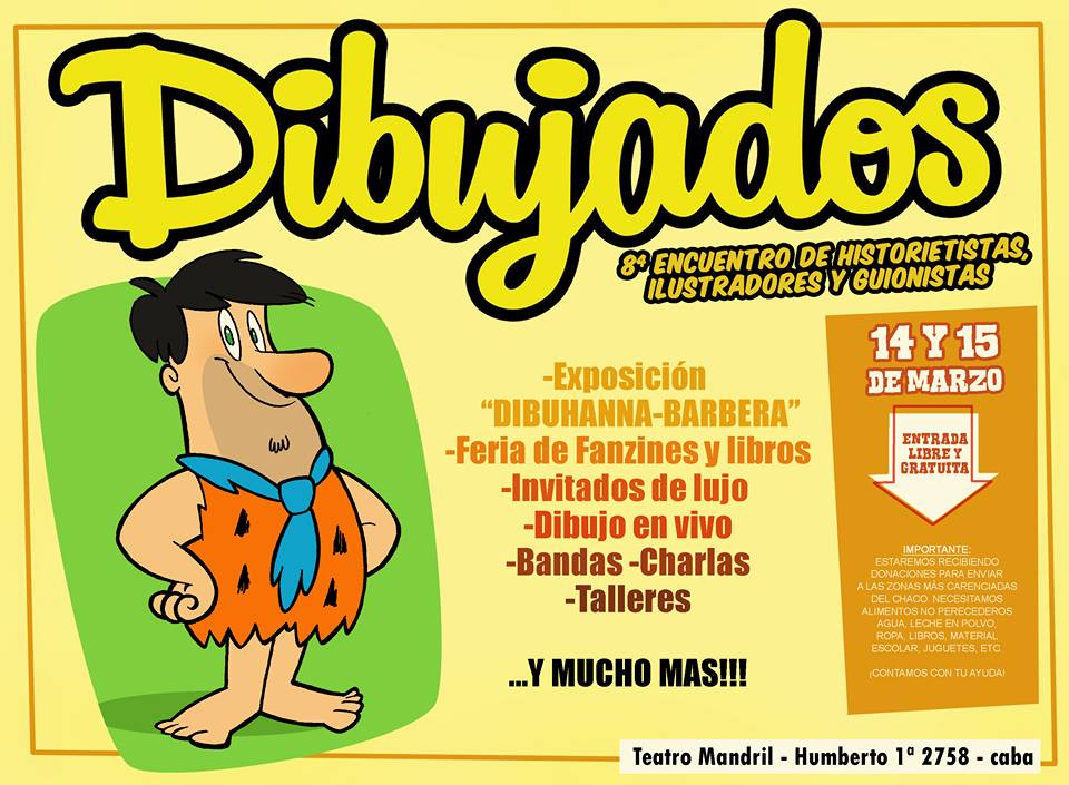 Este fin de semana volvemos a Capital Federal, en el 1er <a href="/DibujadosComics/">Dibujados Comics</a> de este año. Entrada libre y gratuita.