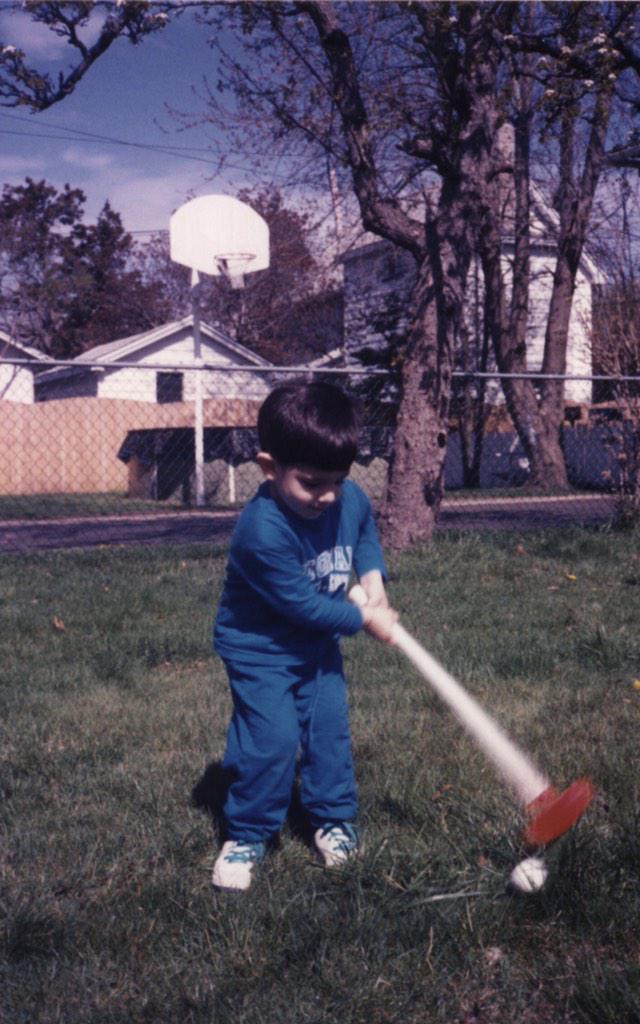 GreenbergWalden's tweet photo. #LessonTeeLive - my son then and now at 22 http://t.co/ziddmNjQeV
