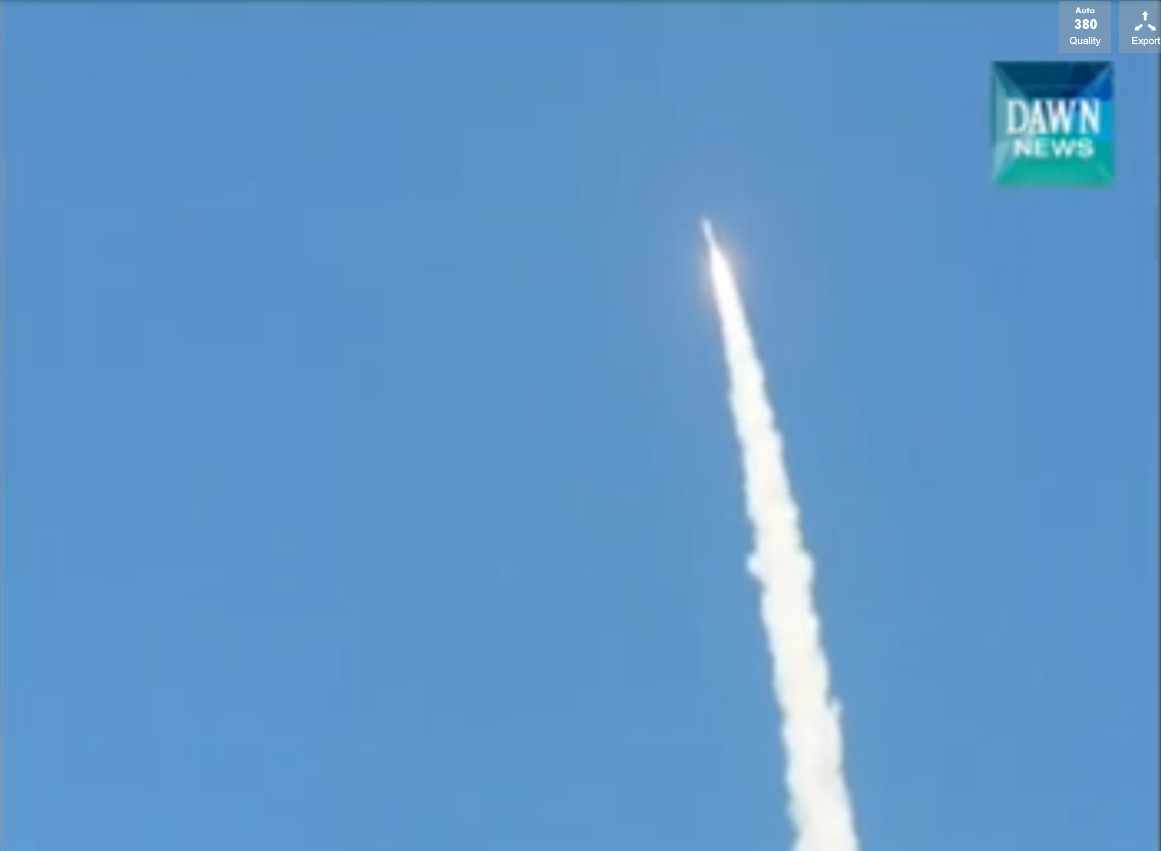 تجربه ناجحه لاطلاق صاروخ شاهين-3 الباكستاني  B_27aFBUcAASJPP