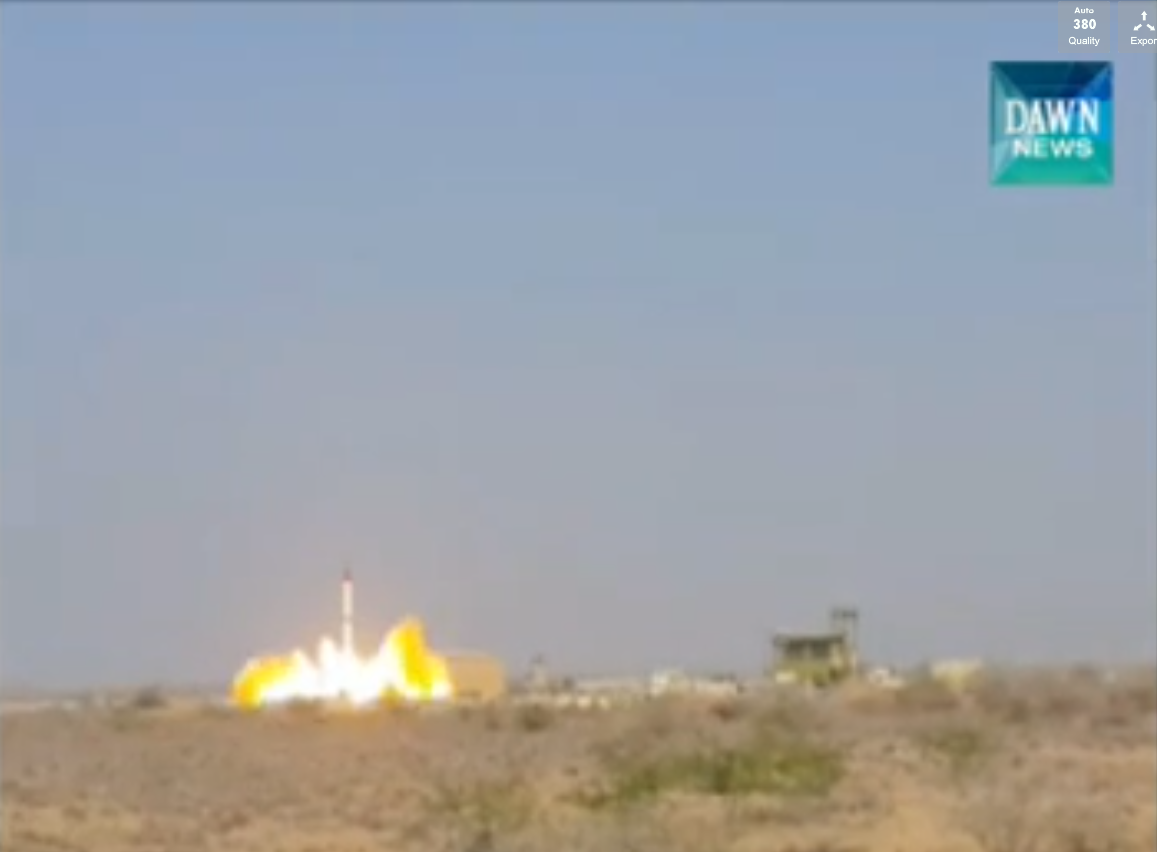 تجربه ناجحه لاطلاق صاروخ شاهين-3 الباكستاني  B_27aM8UcAAT7v3