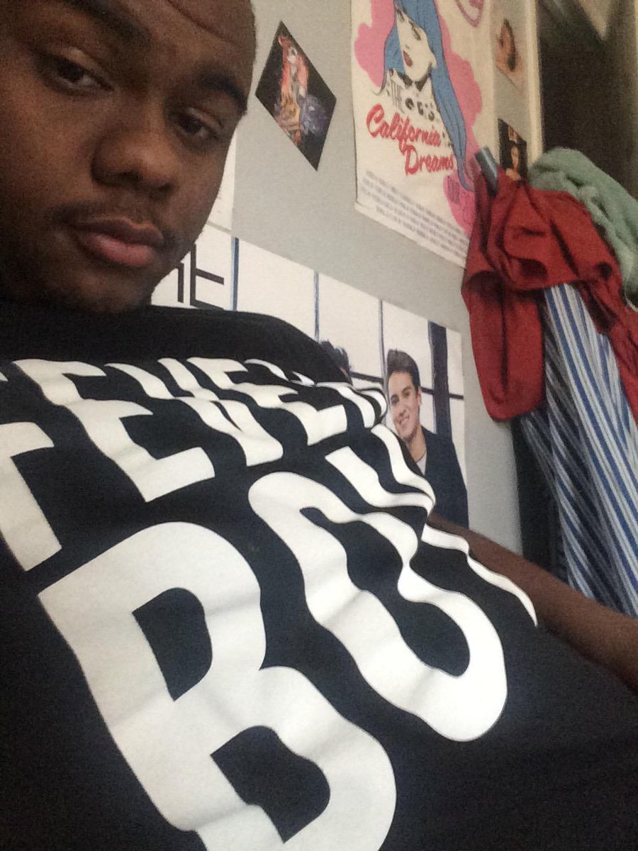 semajxcx's tweet photo. Rocking my #feverboy tee today @FEMMEHQ miss u cum bck to nyc soon http://t.co/lcWMlA5hes