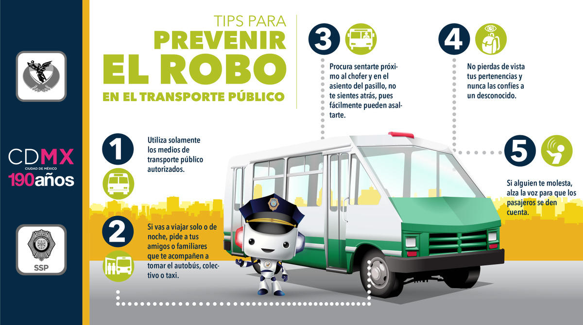 SSC_CDMX's tweet photo. #TipsSSPDF para prevenir robo en transporte público no pierda de vista sus pertenencias ni las confíe a desconocidos http://t.co/cnNsDUrE1H