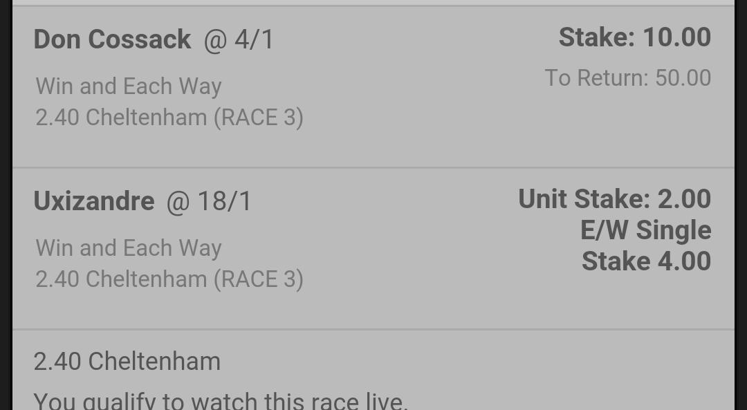 HorseTipsUk1's tweet image. TOMORROWS CHELT TIPS 

1.30pm
2.05pm
2.40pm
3.20pm

#HTUK1