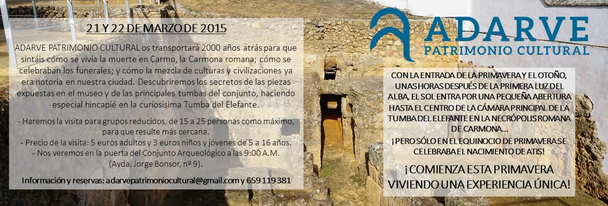 Con la primavera renace Atis en la Necrópolis de #Carmona <a href="/BalconSevillano/">Balcón Sevillano</a> <a href="/OcioenSevilla/">Ocio en Sevilla</a> <a href="/andaluciaparais/">andaluciaparaiso ❤</a> <a href="/TDSevilla/">Tuiteros De Sevilla</a>