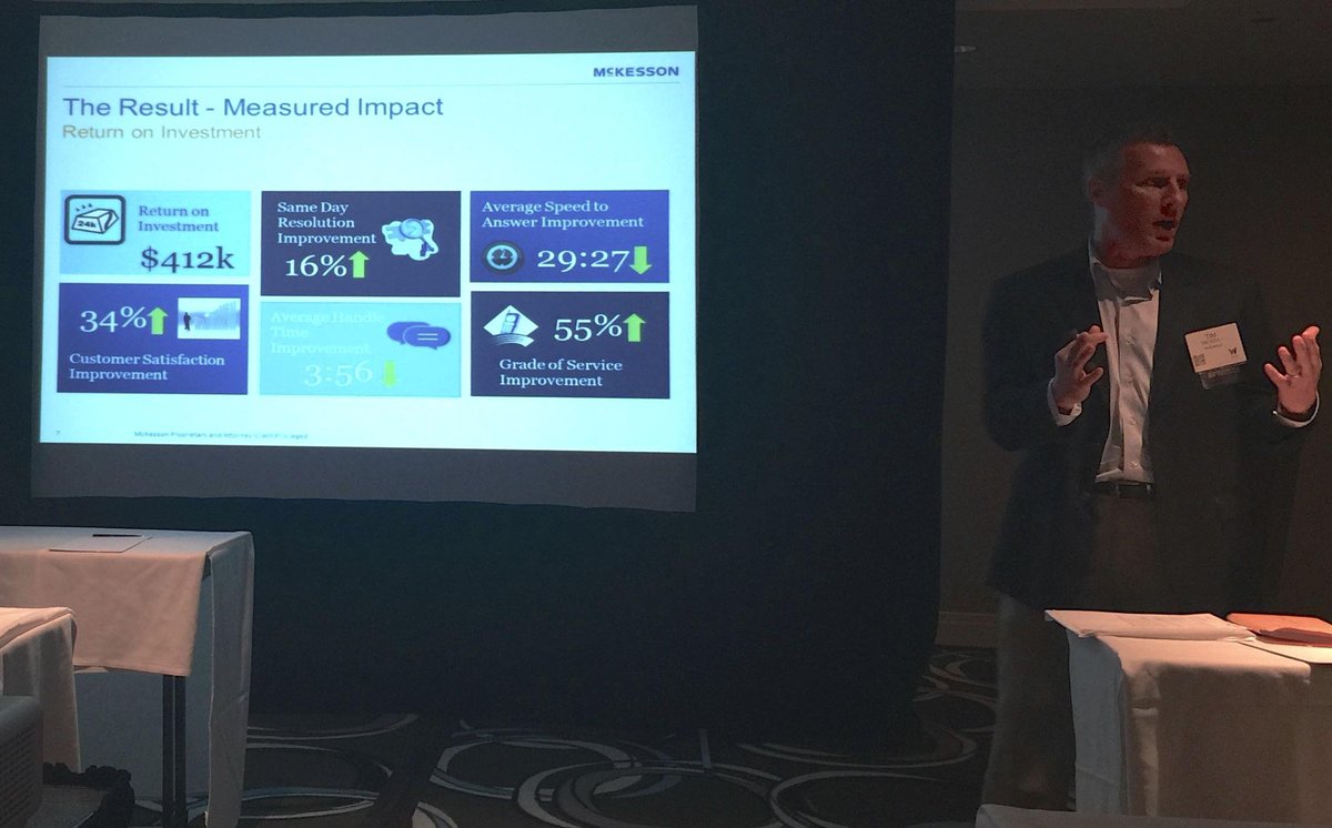 CarlSocialtext's tweet image. Tim Kelly from #McKesson shows the added value of social collaboration at #WISDOM2015.  #socialtext