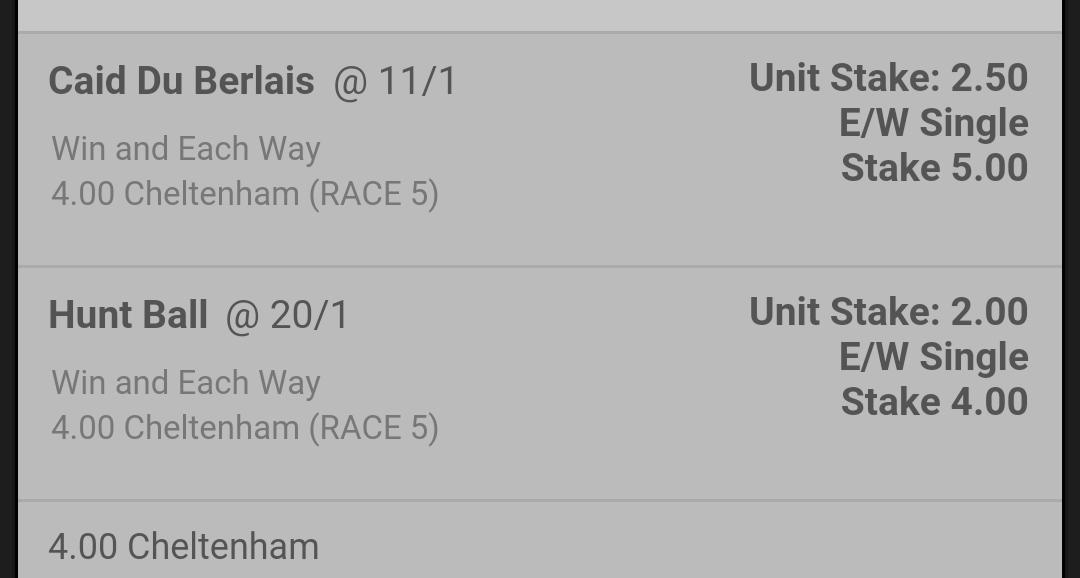 HorseTipsUk1's tweet image. TOMORROWS CHELT TIPS

4pm

4.40pm

#HTUK1