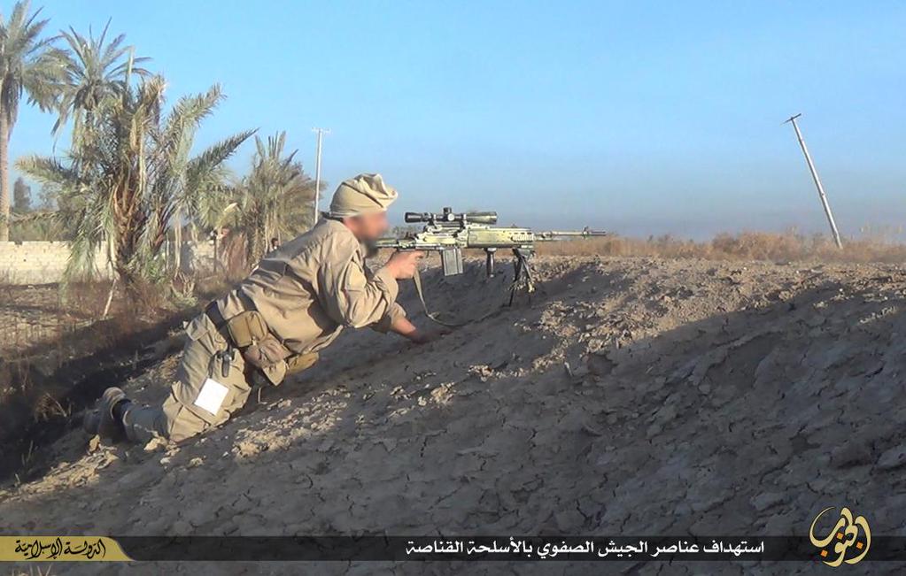 تنظيم داعش يملك الرشاش الامريكي M14 EBR  B_2ESOZVAAAChih