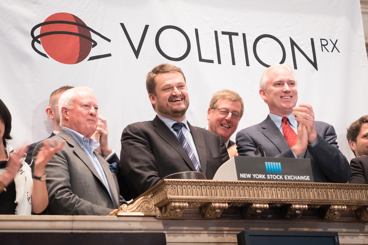 NYSE MKT welcomes biotech listing <a href="/VolitionRx/">Volition</a> with open arms