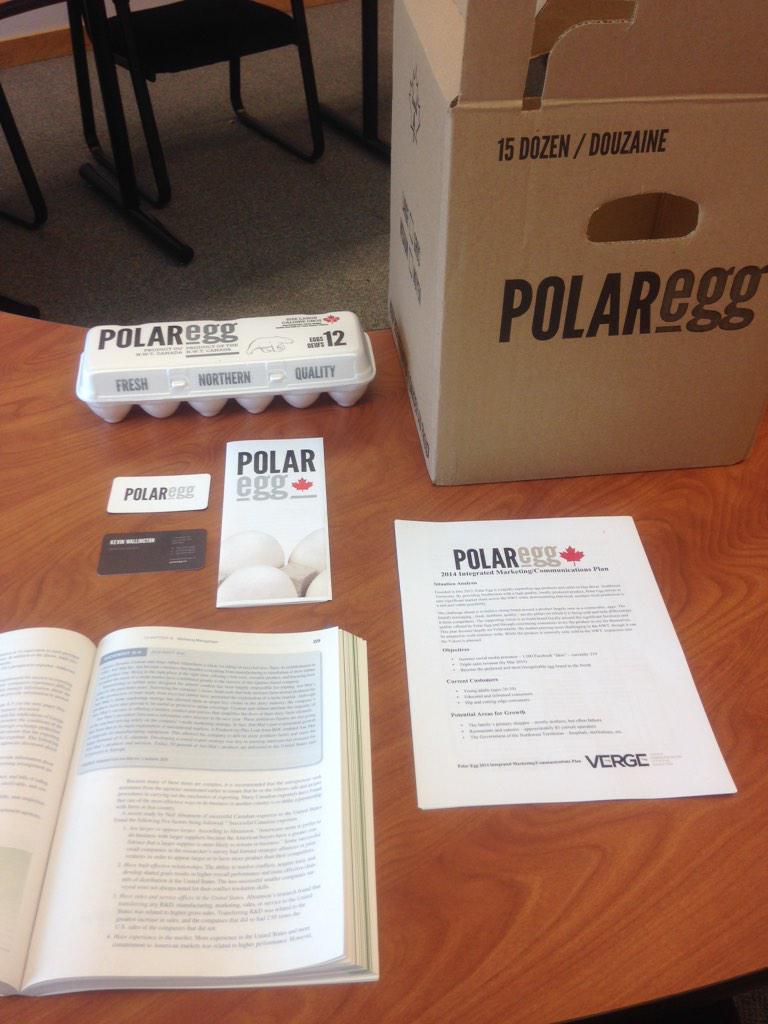Just finished two presentations at #auroracollege today. Love sharing our story! #polaregg #localfood #hayriver