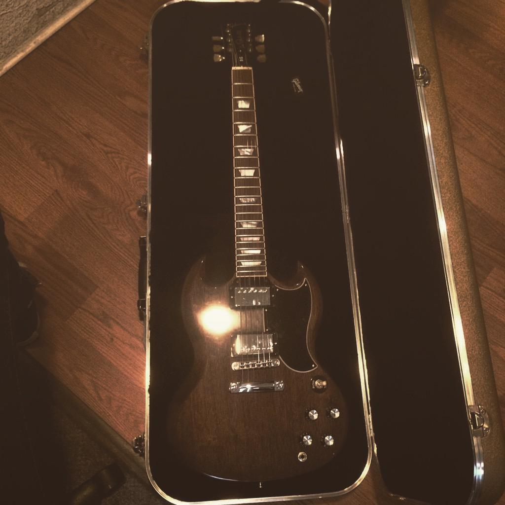 Thanks @gibsonguitar for the new SG!!!