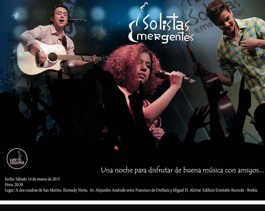 Solistas_gye's tweet photo. Acompaña a nuestros solistas este sábado 14 de Marzo en @Cafe_Alquimia partir de las 20H30. Entrada libre! http://t.co/vQqjXmAc7O