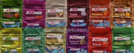 RecuerdoDeLos90's tweet photo. Había Boomer de todos los sabores, hasta de coco y natillas 😳🍬 http://t.co/GmG3lggUhP